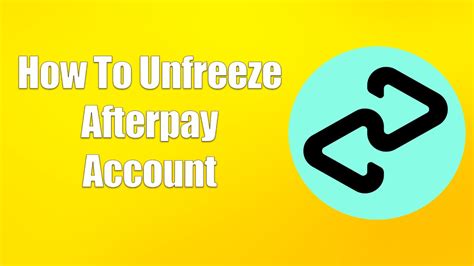Will Afterpay unfreeze my account?
